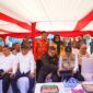 Foto: Wali Kota Makassar, Munafri Arifuddin bersama Menteri Sosial RI, Saifullah Yusuf, meninjau langsung salah satu lahan di kawasan Salodong, Kelurahan Untia  Kecamatan Biringkanaya, Kota Makassar.