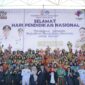 Foto: Walikota Makassar Munafri Arifuddin, Wakil Walikota Makassar Aliyah Mustika, Bersama jajaran Forkopimda Makassar.