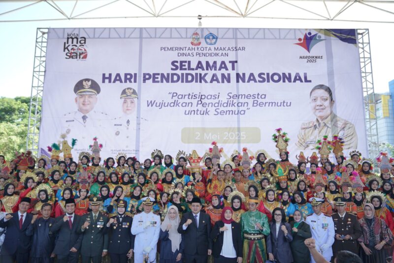 Foto: Walikota Makassar Munafri Arifuddin, Wakil Walikota Makassar Aliyah Mustika, Bersama jajaran Forkopimda Makassar.
