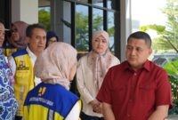 Wali Kota Makassar Munafri Arifuddin bersama Dirjen Cipta Karya Kementerian PUPR Dewi Chomistriana meninjau IPAL Losari, Selasa (13/5/2025), bahas penguatan layanan sanitasi dan perluasan sambungan.