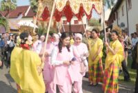 Foto Selvi Ananda, Wali Kota-Wawali dan Ketua PKK mendampingi dalam Misi Lestarikan Budaya