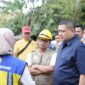 Wali Kota Makassar Munafri Arifuddin dan Dirjen Cipta Karya Kementerian PUPR meninjau kondisi TPA Antang