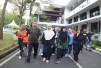 Munafri Arifuddin menyampaikan sambutan hangat dalam rangka pelaksanaan Makassar Half Marathon (MHM) 2025, sebuah ajang lari berskala nasional 