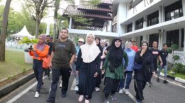 Munafri Arifuddin menyampaikan sambutan hangat dalam rangka pelaksanaan Makassar Half Marathon (MHM) 2025, sebuah ajang lari berskala nasional 