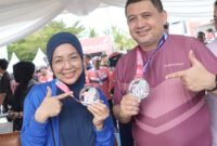 Foto: WaliKota Makassar, Munafri Arifuddin Bersama melinda Aksa