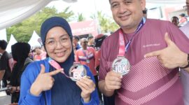 Foto: WaliKota Makassar, Munafri Arifuddin Bersama melinda Aksa