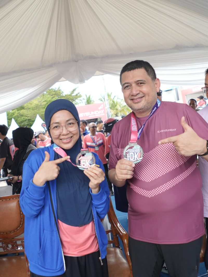 Foto: WaliKota Makassar, Munafri Arifuddin Bersama melinda Aksa