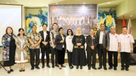 Foto: Wakil Wali Kota Makassar, Aliyah Mustika Ilham, diacara pelantikan BPD Badan Musyawarah Antar Gereja (BAMAG) Lembaga Keagamaan Kristen Indonesia (LKKI) Kota Makassar.