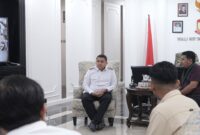 Foto: Walikota Makassar, Munafri Arifuddin, bersama Pengurus Badko HMI Sulsel dan Pemuda
