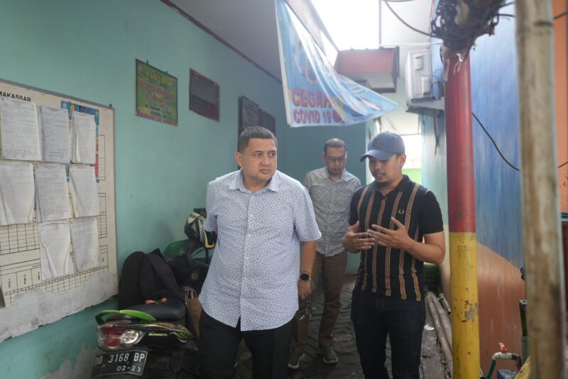 Foto: Walikota Makassar, Munafri Arifuddin melakukan peninjauan aset milik Pemerintah di Kelurahan Pannampu, Kecamatan Tallo.