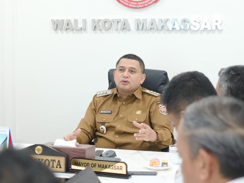 Foto: Walikota Makassar, Munafri Arifuddin Bersama BBWS Pompengan Membahas Pengelolaan Sungai sebagai Solusi atasi banjir.
