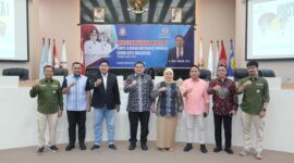 Foto: Wali Kota Makassar Munafri Arifuddin dan Wakil Wali Kota Makassar, Aliyah Mustika, saat menghadiri Musyawarah I KORMI Kota Makassar, Kamis (5/6/2025).