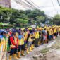 Foto; Gerak cepat Dinas Pekerjaan Umum (PU) Kota Makassar, yang menurunkan tim untuk melakukan pengerukan dan perluasan drainase di titik-titik rawan.