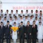 Foto: Munafri Arifuddin dalam acara peringatan Hari Lahir Pancasila yang berlangsung di Lapangan Karebosi, Senin (2/6/2025).