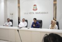 Wali Kota Makassar Munafri Arifuddin menerima audiensi Karang Taruna Kota Makassar untuk membahas sinergi dalam menangani isu sosial, Rabu (11/6/2025).