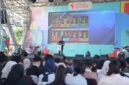 Wakil Menteri Dalam Negeri, Bima Arya Sugiarto, menyampaikan pidato inspiratif di hadapan ratusan peserta dalam pembukaan Indonesia Youth Summit (IYS) 2025 di Lapangan Karebosi, Makassar, Jumat (13/6/2025). 