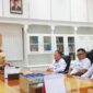 Foto: Wakil Walikota Makassar, Aliyah Mustika Ilham, saat menerima audiensi dari Kepala Kantor Wilayah Sulawesi Selatan Direktorat Jenderal Imigrasi, Friece Sumolang,