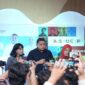 Foto: Tampak Hadir Wali Kota Makassar, Munafri Arifuddin bersama Ketua TPP PKK Melinda Aksa, dan Wakil Walikota Makassar, Aliyah Mustika.