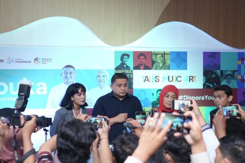 Foto: Tampak Hadir Wali Kota Makassar, Munafri Arifuddin bersama Ketua TPP PKK Melinda Aksa, dan Wakil Walikota Makassar, Aliyah Mustika.