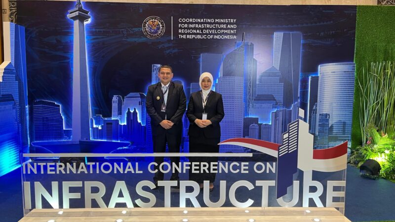 Foto: Wali Kota Makassar, Munafri Arifuddin dan Wakil Wali Kota Makassar, Aliyah Mustika, Saat menghadiri kegiatan International Conference on Infrastructure 2025.