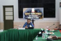 Foto: Walikota Makassar, saat Rapat Koordinasi Forum Komunikasi Pimpinan Daerah (Forkopimda) Kota Makassar tahun 2025 digelar di Markas Kodim 1408/Makassar, Selasa (17/6/2025).