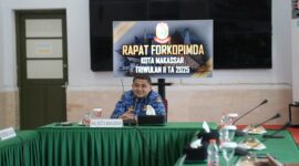 Foto: Walikota Makassar, saat Rapat Koordinasi Forum Komunikasi Pimpinan Daerah (Forkopimda) Kota Makassar tahun 2025 digelar di Markas Kodim 1408/Makassar, Selasa (17/6/2025).