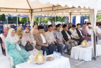 Foto: Founder Bosowa Corporation, Aksa Mahmud, Wali Kota Makassar, Munafri Arifuddin, Ketua TP PKK Melinda Aksa, CEO Bosowa Corporindo, Subhan Aksa.