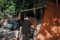 Foto: Wali Kota Makassar, Munafri Arifuddin, Saat inspeksi mendadak di Jalan Gatot Subroto, Kecamatan Tallo, Kota Makassar.