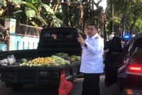 Foto: Wali Kota Makassar, Munafri Arifuddin Saat melakukan inspeksi mendadak (sidak) ke Pasar Tumpah Tello Baru, Rabu pagi (25/6/2025).