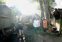 Foto: Wali Kota Makassar, Munafri Arifuddin, Saat melakukan kunjungan mendadak, memantau langsung kondisi Tempat Pembuangan Akhir (TPA) Tamangapa, Antang, Rabu (25/6/2025) pagi.