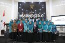 Foto: Ketua TP PKK Kota Makassar, Melinda Aksa, Saat Sosialisasi pelaku UMKM mandiri dan berdaya saing.