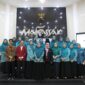 Foto: Ketua TP PKK Kota Makassar, Melinda Aksa, Saat Sosialisasi pelaku UMKM mandiri dan berdaya saing.