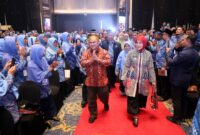 Foto: Wakil Walikota Makassar, Aliyah Mustika, saat menghadiri Pembukaan Musyawarah Nasional (Munas) VI Jaringan Sekolah Islam Terpadu (JSIT) Indonesia yang digelar di Hotel Claro, Makassar.