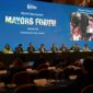 Wali Kota Makassar, Munafri Arifuddin (keempat dari kiri), bersama para pemimpin kota dunia dalam sesi “Rethinking Urban Energy Transition” di World Cities Summit Mayors Forum (WCSMF) 2025 di Vienna, Austria.