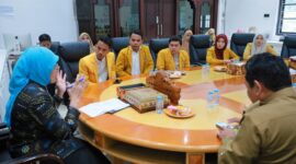 Wakil Wali Kota Makassar, Aliyah Mustika Ilham, menerima audiensi PD IPM Kota Makassar bahas kolaborasi program pelajar dan pemerintah di Balai Kota, Senin (28/7/2025).