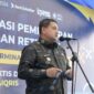 Wali Kota Makassar Munafri Arifuddin saat peluncuran sistem pembayaran digital QRIS di Pasar Pusat Niaga Daya, Biringkanaya, Senin (28/7/2025).