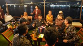 Foto: Walikota Makassar, Munafri Arifuddin, dan Wakil Walikota, Aliyah Mustika Ilham, menjamu Menteri Pendidikan Dasar dan Menengah (Mendikdasmen) Prof. Dr. Abdul Mu'ti.