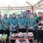 Foto: Ketua TP PKK Kota Makassar, Melinda Aksa, Saat mengikuti kegiatan launching Gerakan Membaca Buku Kesehatan Ibu dan Anak.