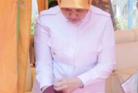 Foto: Wakil Walikota Makassar, Aliyah Mustika Ilham, Saat menghadiri peletakan batu pertama pembangunan SPPG yang diselenggarakan oleh Polres Pelabuhan.
