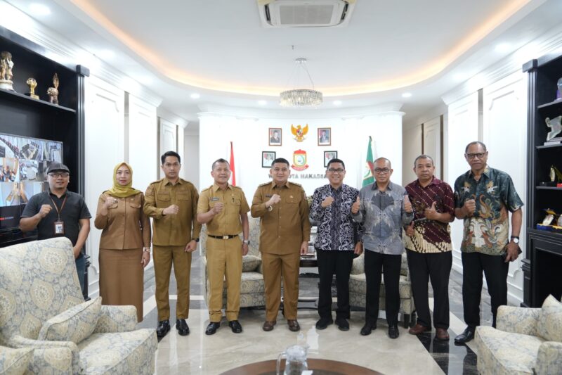 Foto: Wali Kota Makassar, Munafri Arifuddin, Saat menerima kunjungan dari jajaran GPIB Majelis Jemaat Immanuel Makassar.