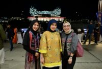 Aliyah Mustika Ilham dalam acara Eco Fhasion Nusantara dan kongres Diapora Indonesia di Ibu Kota Nusantara