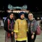 Aliyah Mustika Ilham dalam acara Eco Fhasion Nusantara dan kongres Diapora Indonesia di Ibu Kota Nusantara