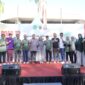 Wali Kota Makassar Munafri Arifuddin didampingi ketua TP PKK Kota Makassar Andi Zulkifly Nanda dalam kegiatan ( Konas PABMI ) 2025.