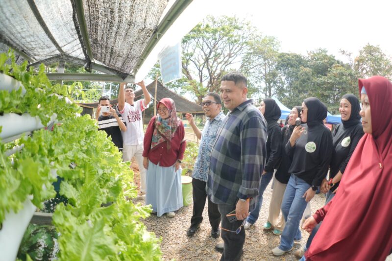 Wali Kota Makassar Munafri Arifuddin brsama warka RT/RW launching Urban Farming