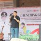 Wali Kota Makassar, Munafri Arifuddin, saat meluncurkan Gerakan 1 Kelurahan: 1 Urban Farming, 1 Maggot, dan 1 Bank Sampah di Panakkukang, 8 Agustus 2025.