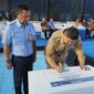 Foto: Walikota Makassar Munafri Arifuddin, di  dampingi Plt Dirut PDAM Hamzah Ahmad