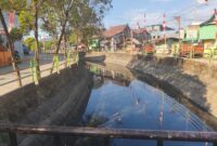 Kanal Sirijala di Kecamatan Panakkukang, Makassar, tampak bersih dan rapi usai aksi pembersihan massal kolaborasi Pemkot Makassar, TNI, Polri, dan warga setempat.