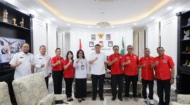 Wali Kota Makassar, Munafri Arifuddin, menerima audiensi Dewan Pimpinan Daerah Asosiasi Pendeta Indonesia (API) Sulsel di Balai Kota Makassar, Rabu (13/8/2025).