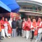 Wali Kota Makassar Munafri Arifuddin bersama Ketua TP PKK Melinda Aksa Mahmud menghadiri Festival Bakar Ikan di Kelurahan Pattingalloang, Ujung Tanah, dalam rangka HUT ke-80 RI.