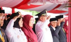 Munafri–Aliyah dan Ketua TP PKK, Hadiri Upacara Kemerdekaan ke-80 RI di Tingkat Provinsi Sulsel